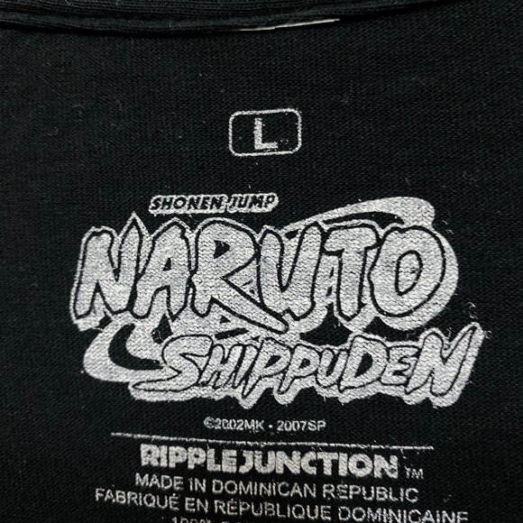 Naruto Shippuden ANBU Black Ops Kakashi Hokages Anime Tee L - Picture 4 of 4